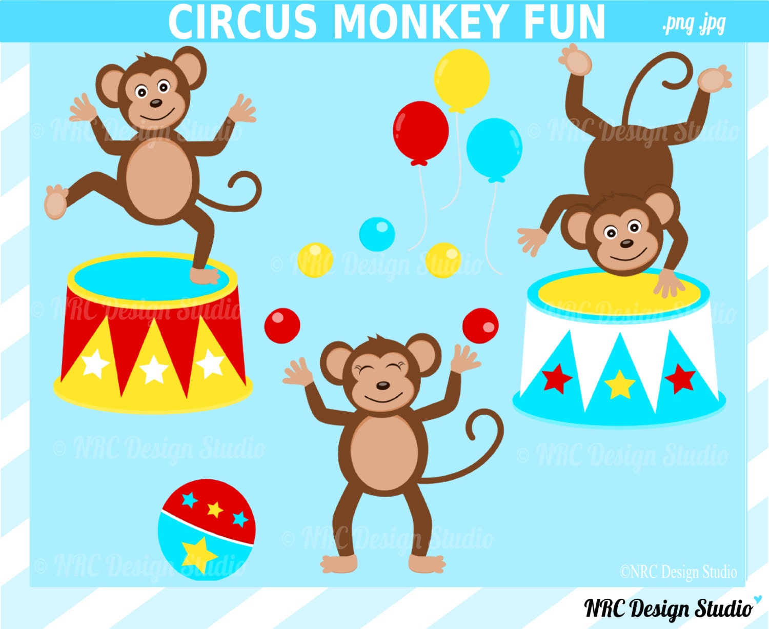 circus monkey clipart - photo #14