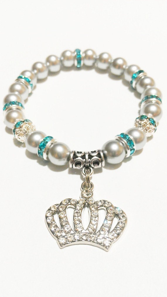 Crown Bracelet / Crown Jewelry / 5 Point by VickysLittleSecrets