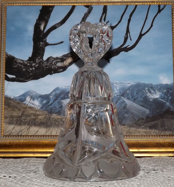 Items similar to Lead Crystal Bell Made in Germany Seven Inches Tall on