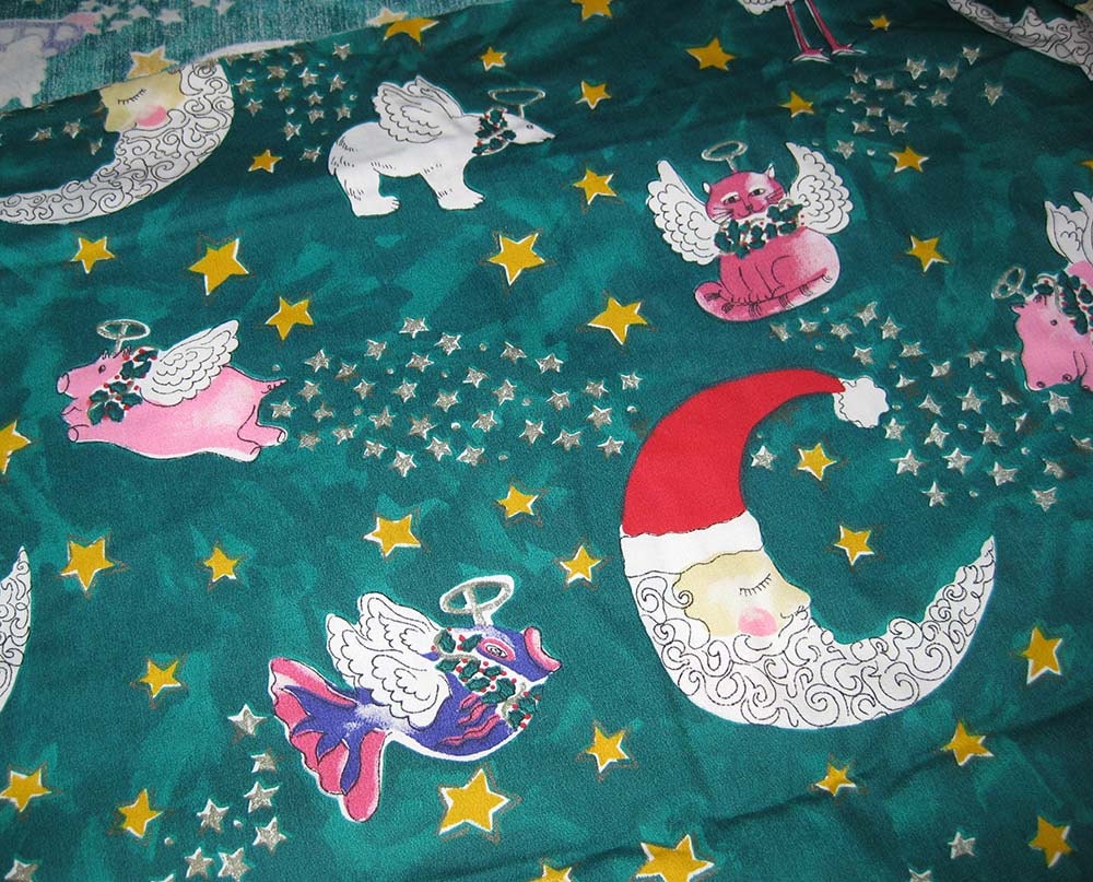 items similar to whimsical christmas fabric pigs hippos items similar to whimsical christmas fabric pigs hippos