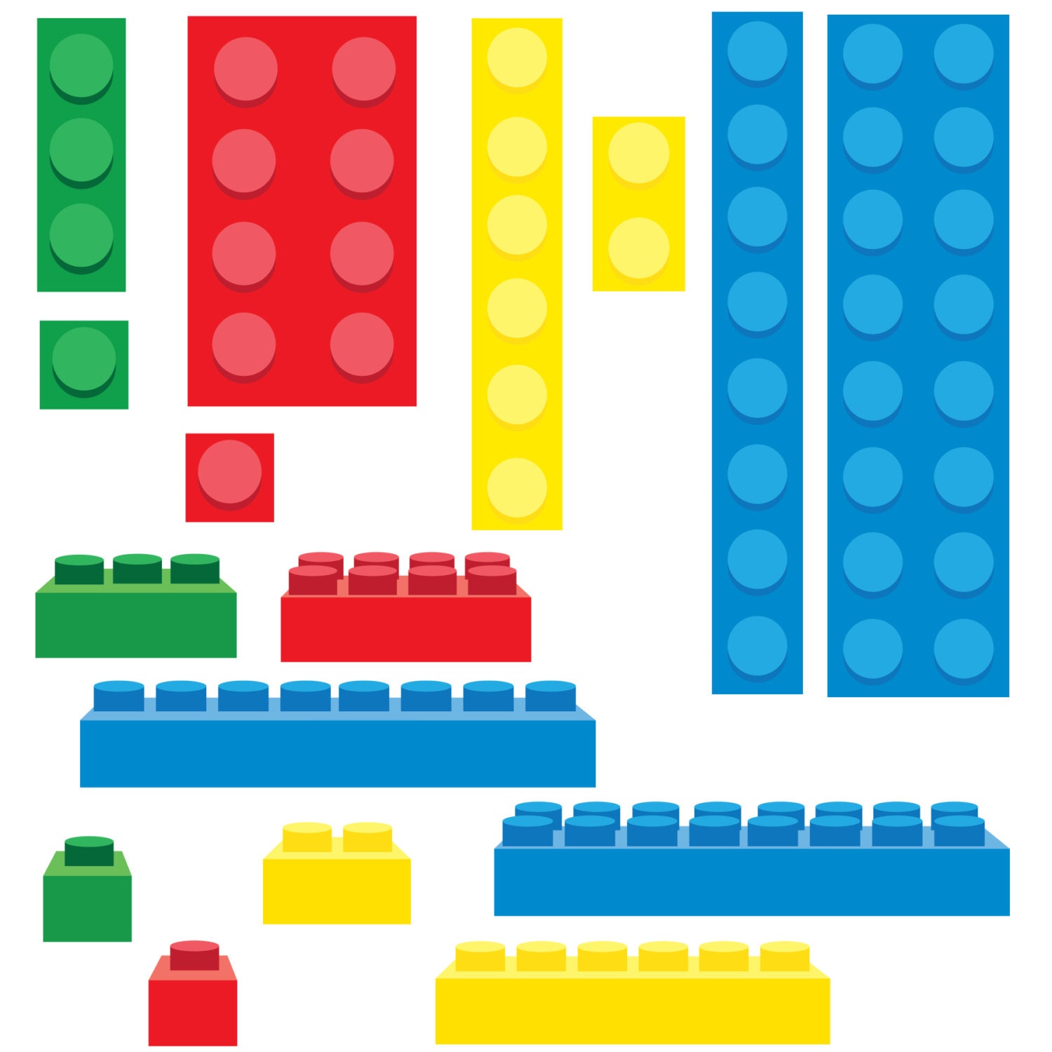 clipart of lego blocks - photo #9