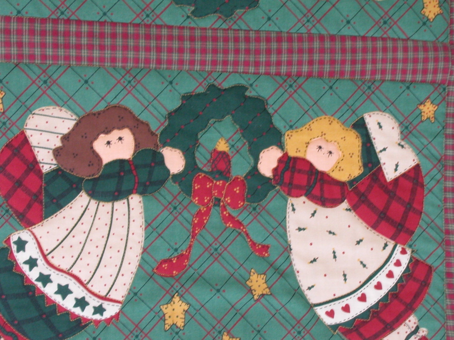 and in CHRISTMAS Runner christmas homespun   Topper PRIMITIVE country Table runner table cotton  COUNTRY