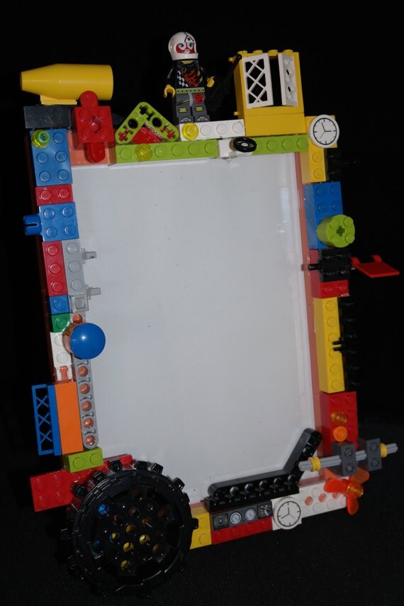 Lego frame by michellesgottahaveit on Etsy