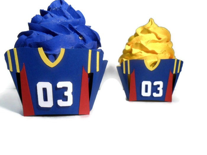 Jersey Cupcake wrappers - set of 12 Il_570xn