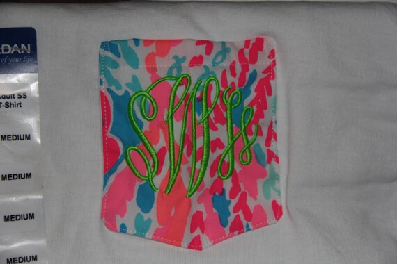 lilly pulitzer monogram shirt