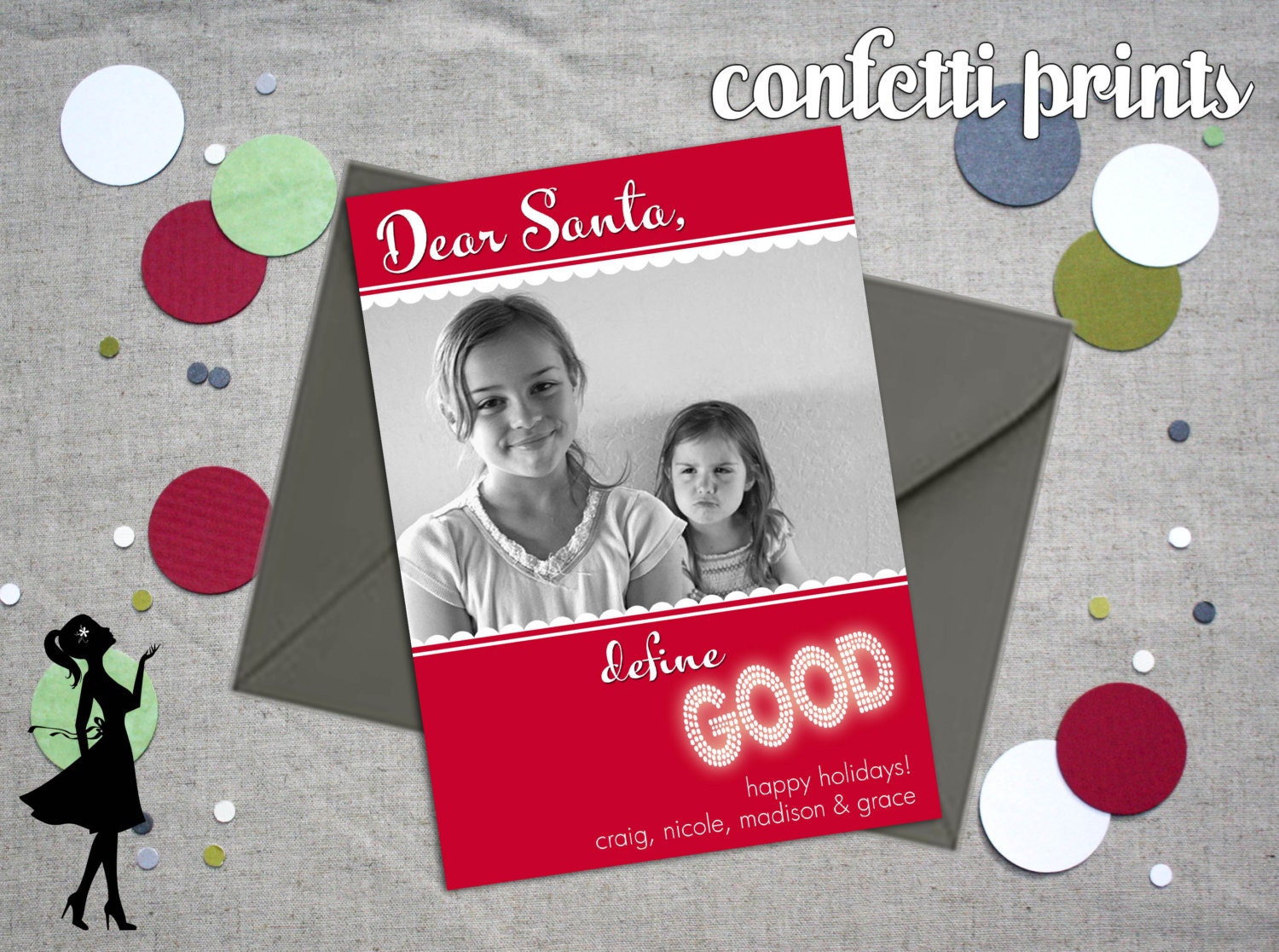 Holiday Photo Card - DEFINE GOOD Printable Il_570xn