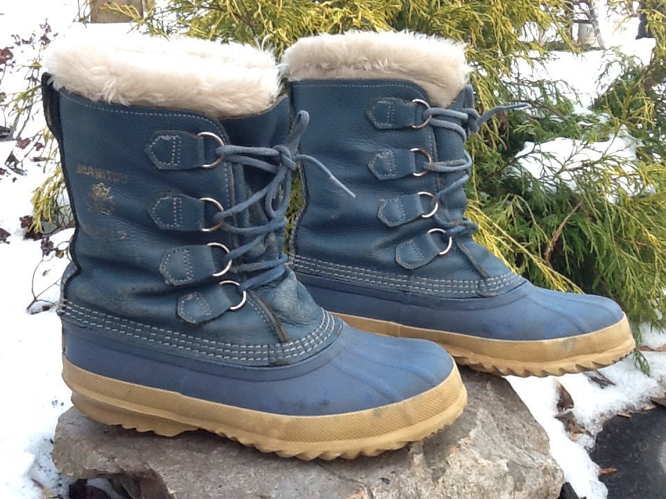 Sorel Kaufman Women's Felt Pac Manitou Warm Winter Snow Boots Size 7 - IKnowWhatImWearing