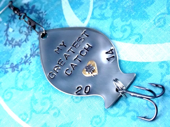 Items similar to Personalized Fishing Lure, Custom Fishing Lure, MY