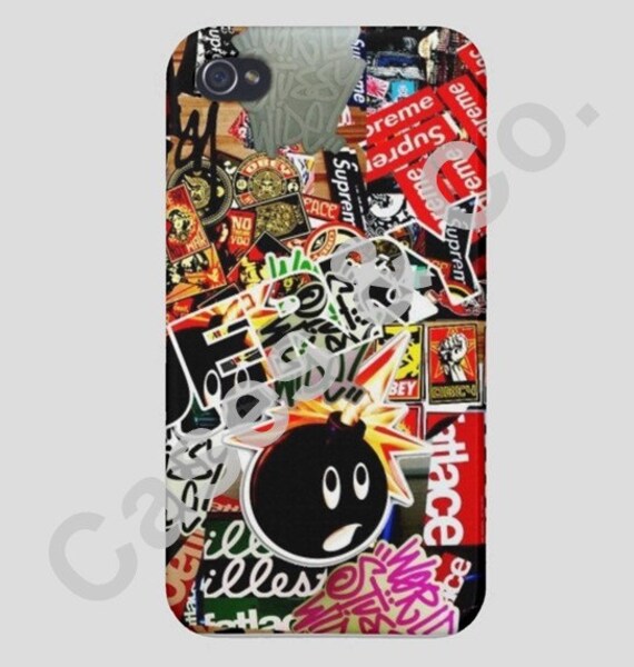Items similar to JDM Sticker Bomb iPhone 4/4s & 5 case on Etsy