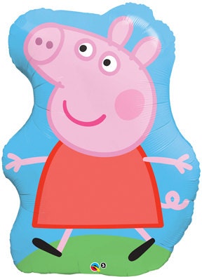 35 Super Size Peppa Pig Foil Mylar Balloons Birthday