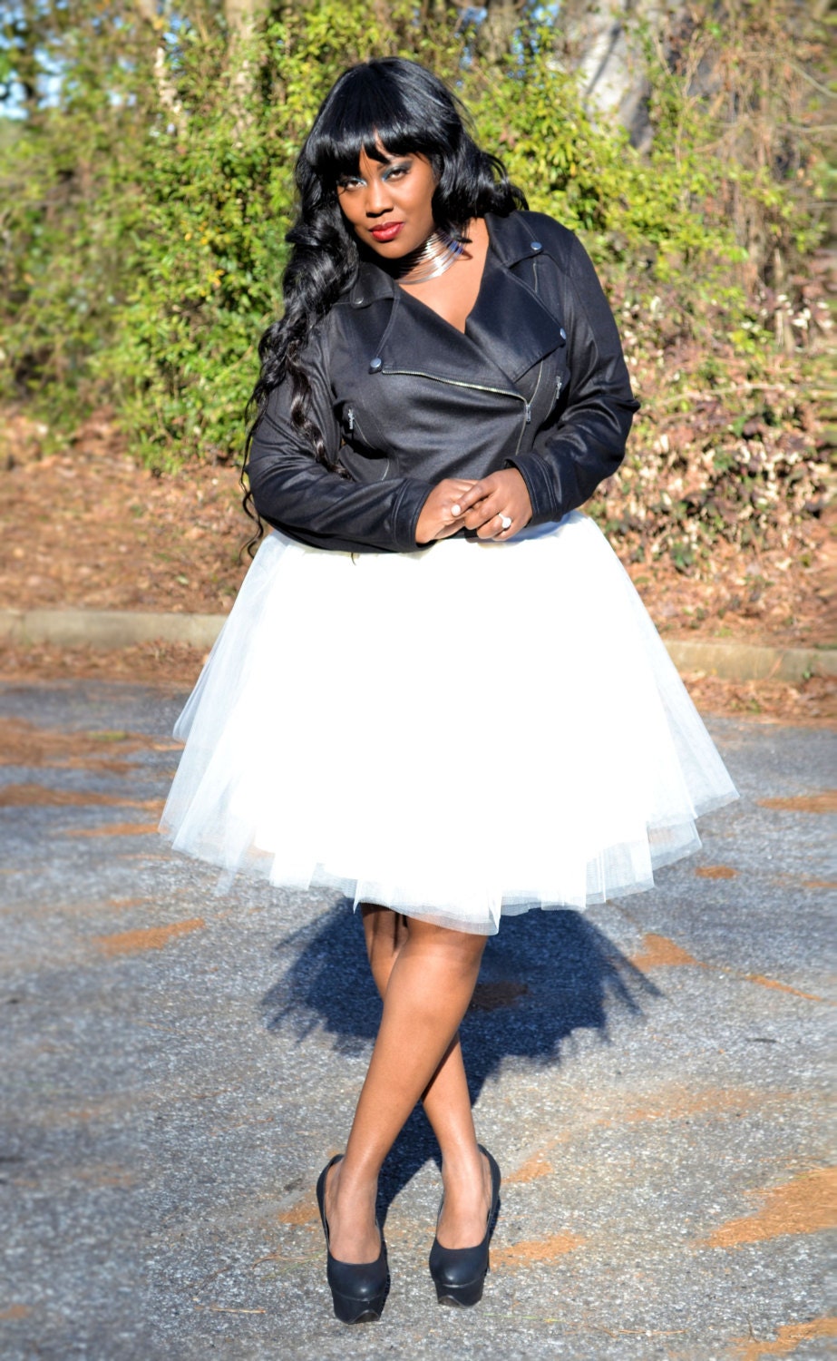 Tulle Tutu Skirt Bridal Ivory Plus Size By Spoileddiva On Etsy 