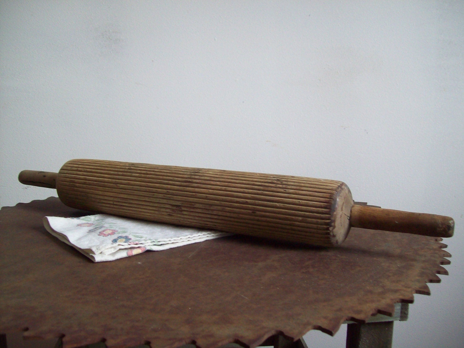 Antique rolling pin french puff pastry rolling pin by LostTreeMan