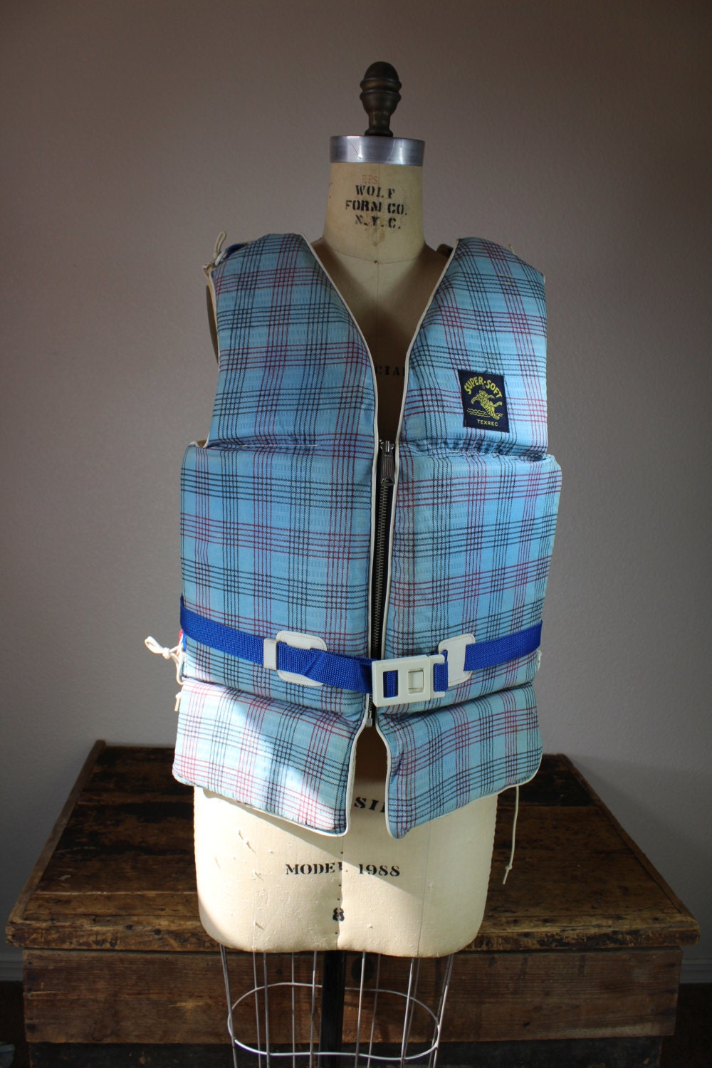 Items Similar To Vintage Super Soft Texrec Life Jacket On Etsy