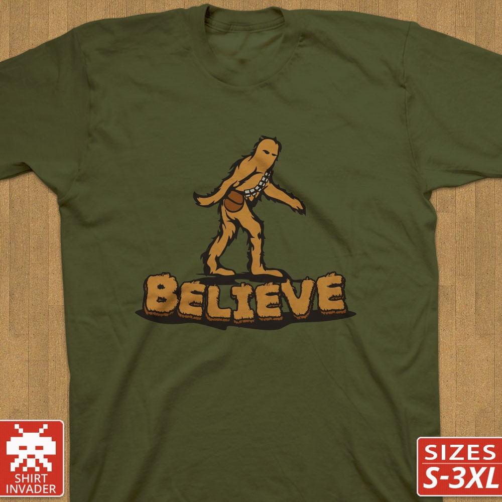 chewbacca bigfoot t shirt