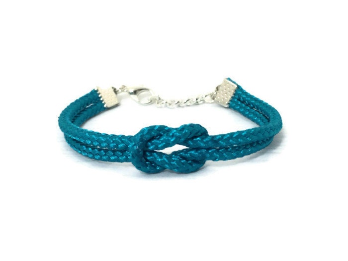 Adjustable Nautical Rope Knot Bracelet by handmadebyhannah00