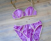 Orchid pink silk charmeuse lingerie set - special occasion or bridal lingerie - made to order - econica Orchid pink silk charmeuse lingerie set - special occasion or bridal lingerie - made to order - econica