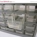 SALE SALE SALE Vintage Box Industrial Organizer Plastic Drawers Storage Gray
