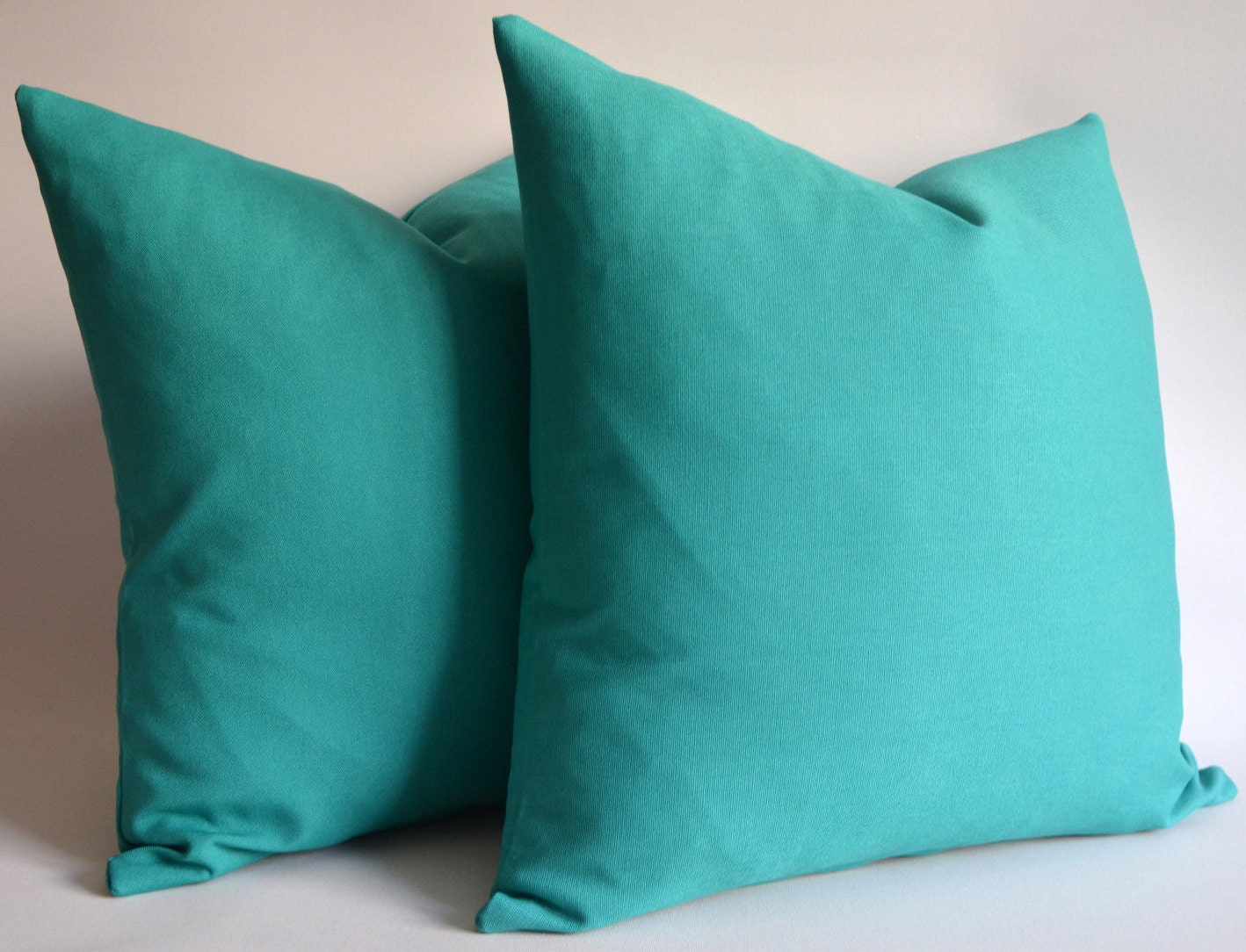SET 2 Teal Green Pillows turquoise pillows green by sukanart