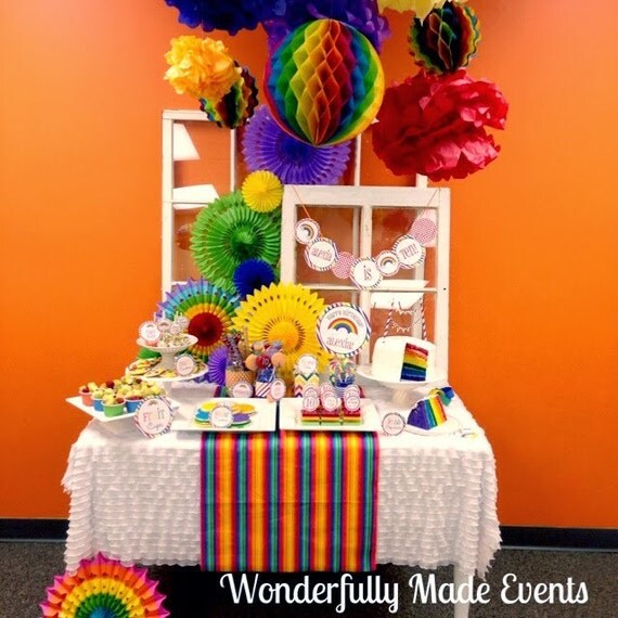 DIY, Rainbow PARTY PACK Il_570xn