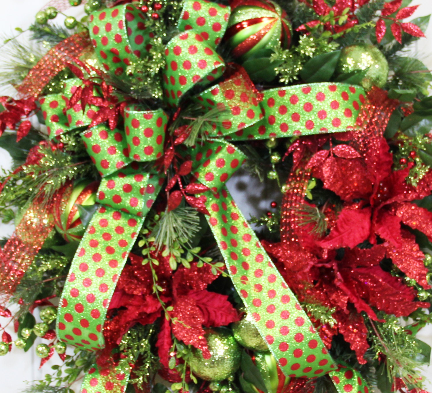 Xxl Gorgeous Christmas Outdoor Or Wall Wreath For The Holiday