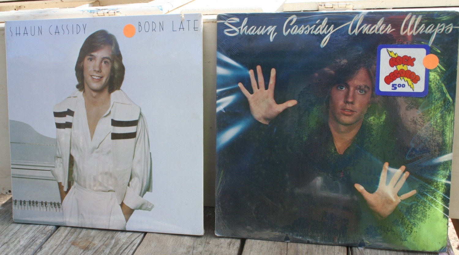 Pair of 1970s Shaun Cassidy Albums Under Wraps & by indiatrade