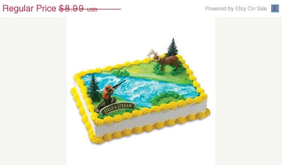 End of Year Sale Field & Stream Deer and Hunter Cake Kit Il_570xn