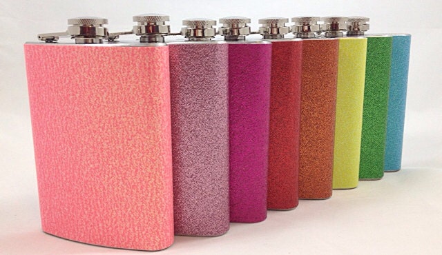 Party Girl Glitter Flask