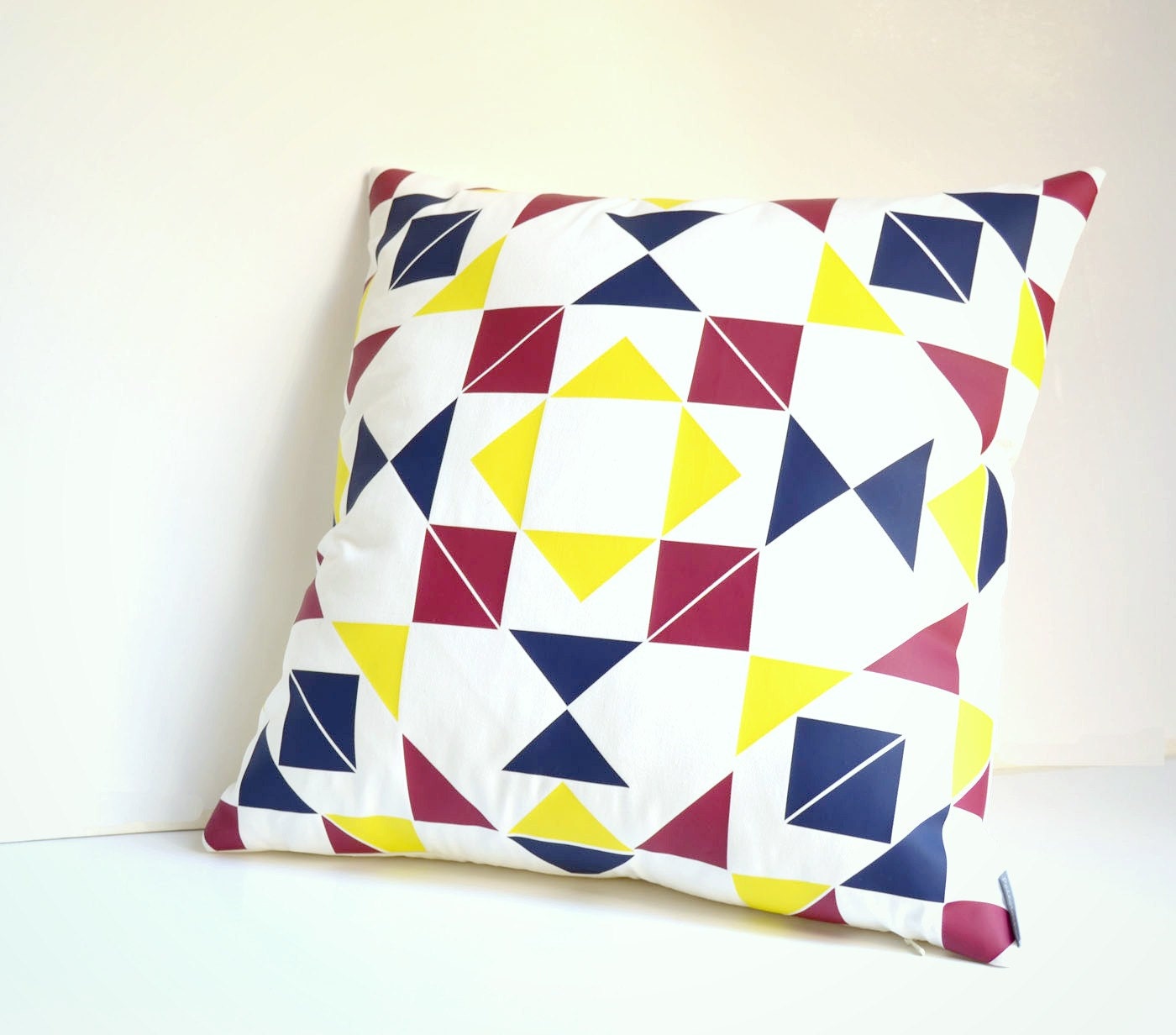 Geometric mosaic inspiration design pillow cover