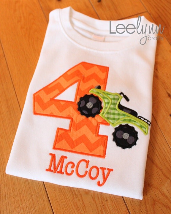 four wheeler birthday shirt