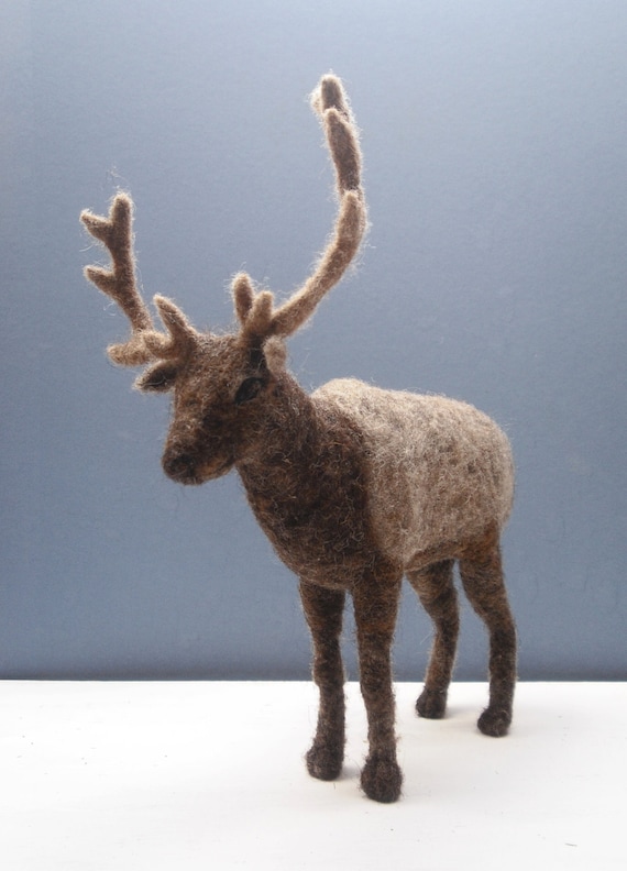 Custom-made Elk, Needle Felted