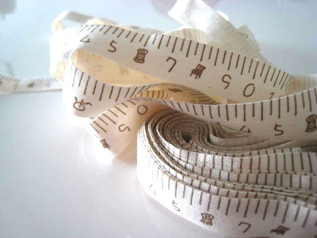 Ruler Print Fabric Ribbon Trim By Chalinns On Etsy