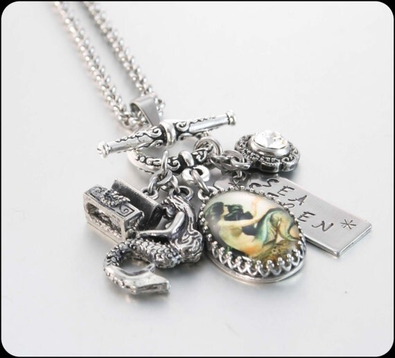 Mermaid Jewelry Mermaid Necklace Ocean by BlackberryDesigns