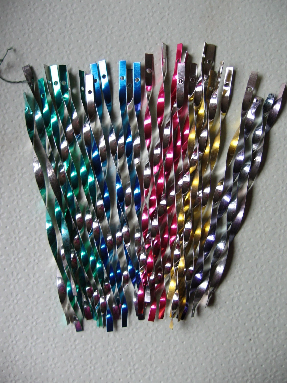 Vintage Colored Tin Icicles 29 Total by HavAMarileeChristmas