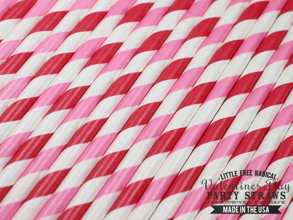 Valentines Day Red and Pink Paper Stripey Straws 12pk & Digital Flags - Party - Birthday - Baby Shower - Wedding - LittleFreeRadical Valentines Day Red and Pink Paper Stripey Straws 12pk & Digital Flags - Party - Birthday - Baby Shower - Wedding - LittleFreeRadical