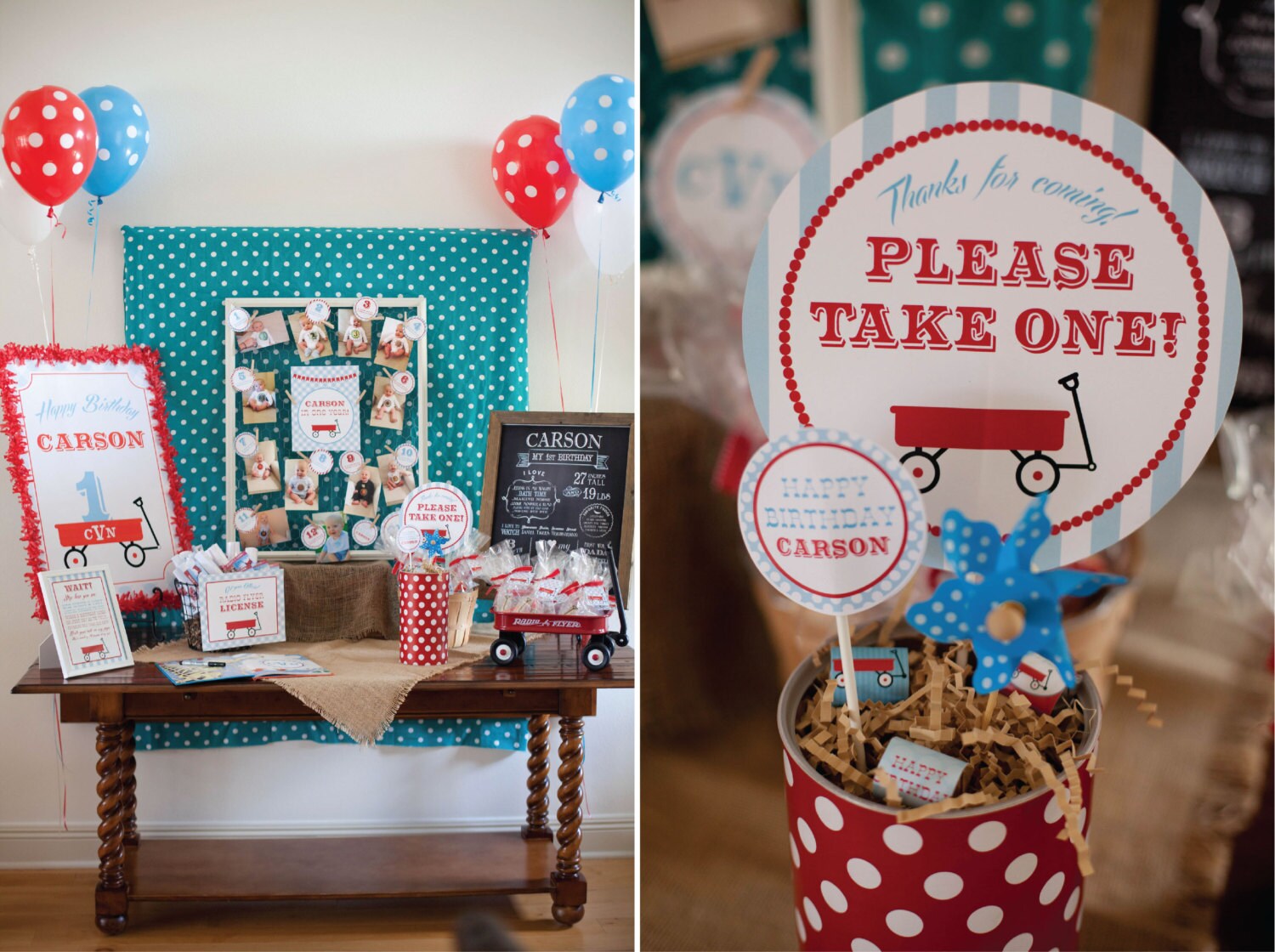 DIY, Red Wagon PARTY PACK Il_570xn