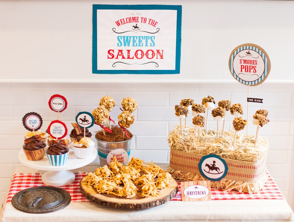 DIY Western Cowboy Party Package Il_570xn