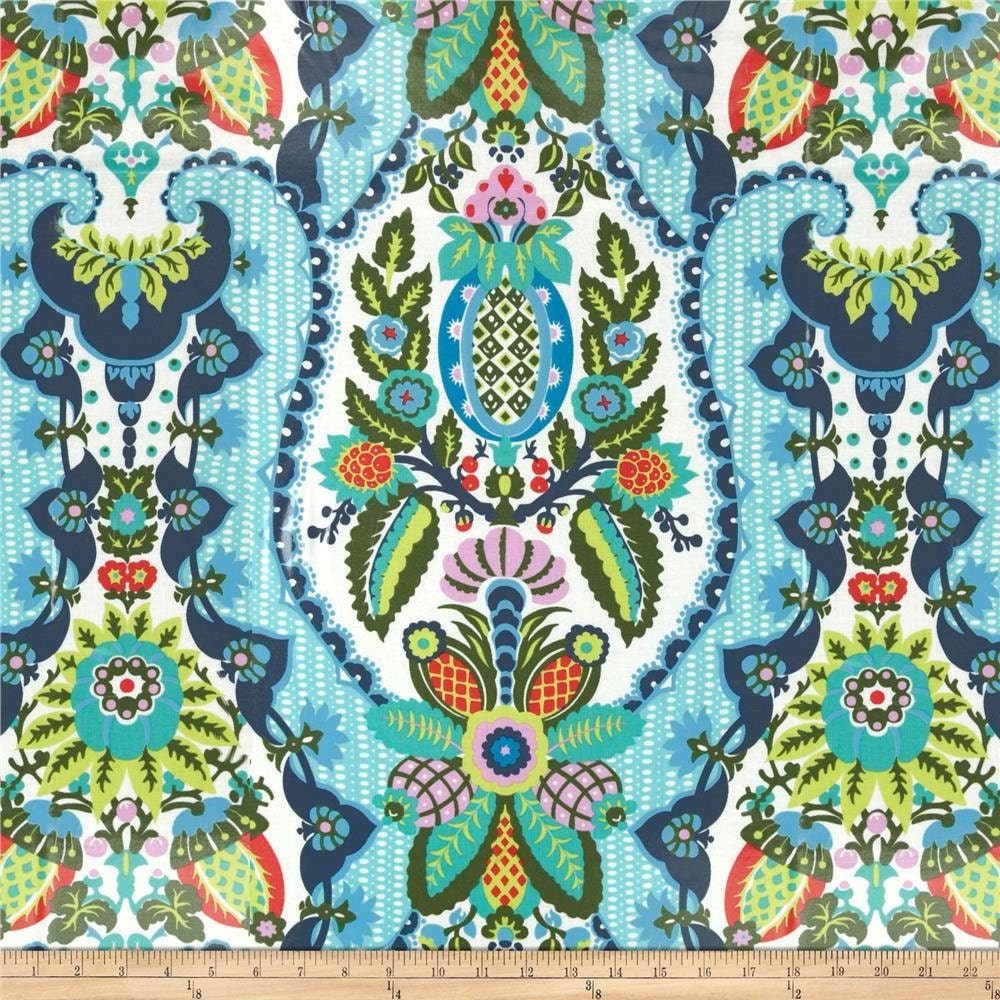 LAMINATED cotton fabric Harriets kitchen yardage by Laminates