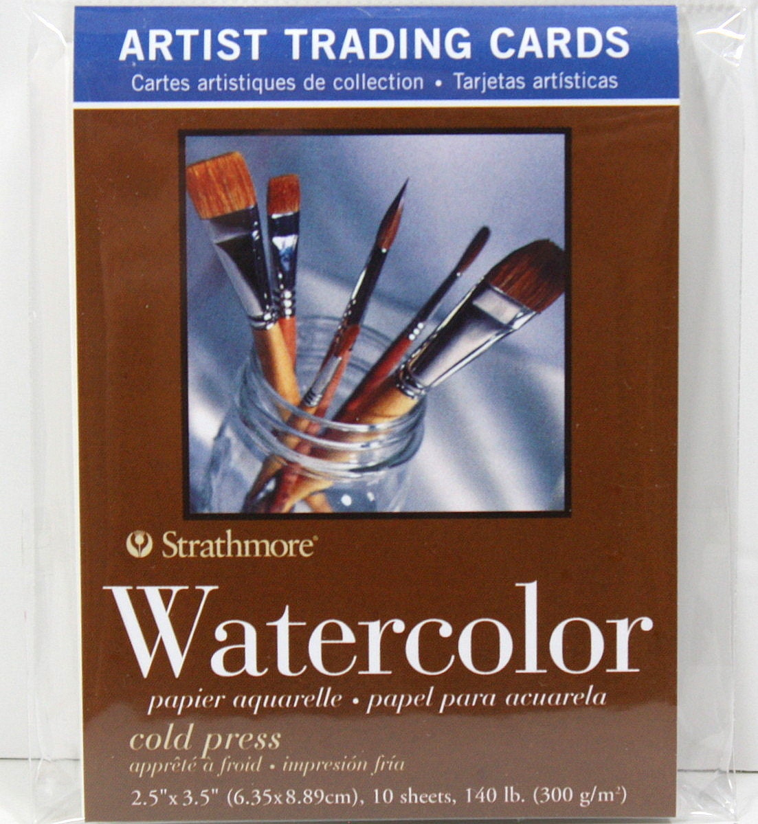 Items similar to Blank ACEO Cards Watercolor Artist Trading Cards