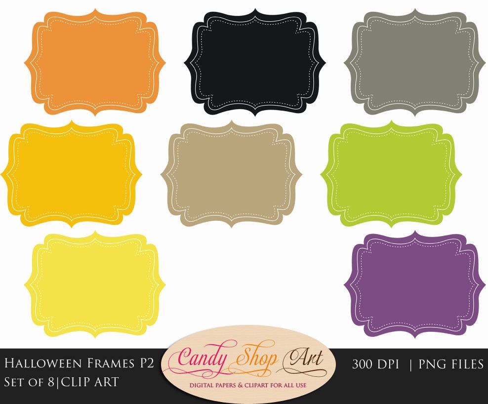 halloween clip art labels - photo #50