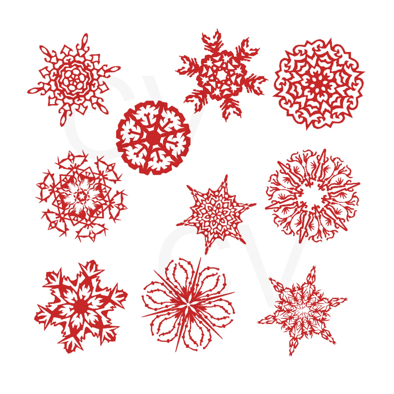 snowflakes clipart - photo #45