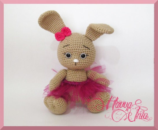 Pattern Rabbit Crochet Amigurumi by HavvaDesigns on Etsy
