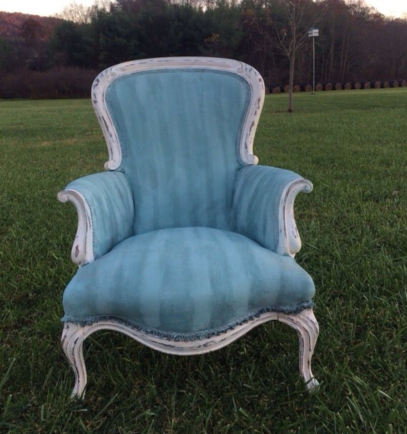 Vintage Queen Anne Chair by Chiccolors on Etsy