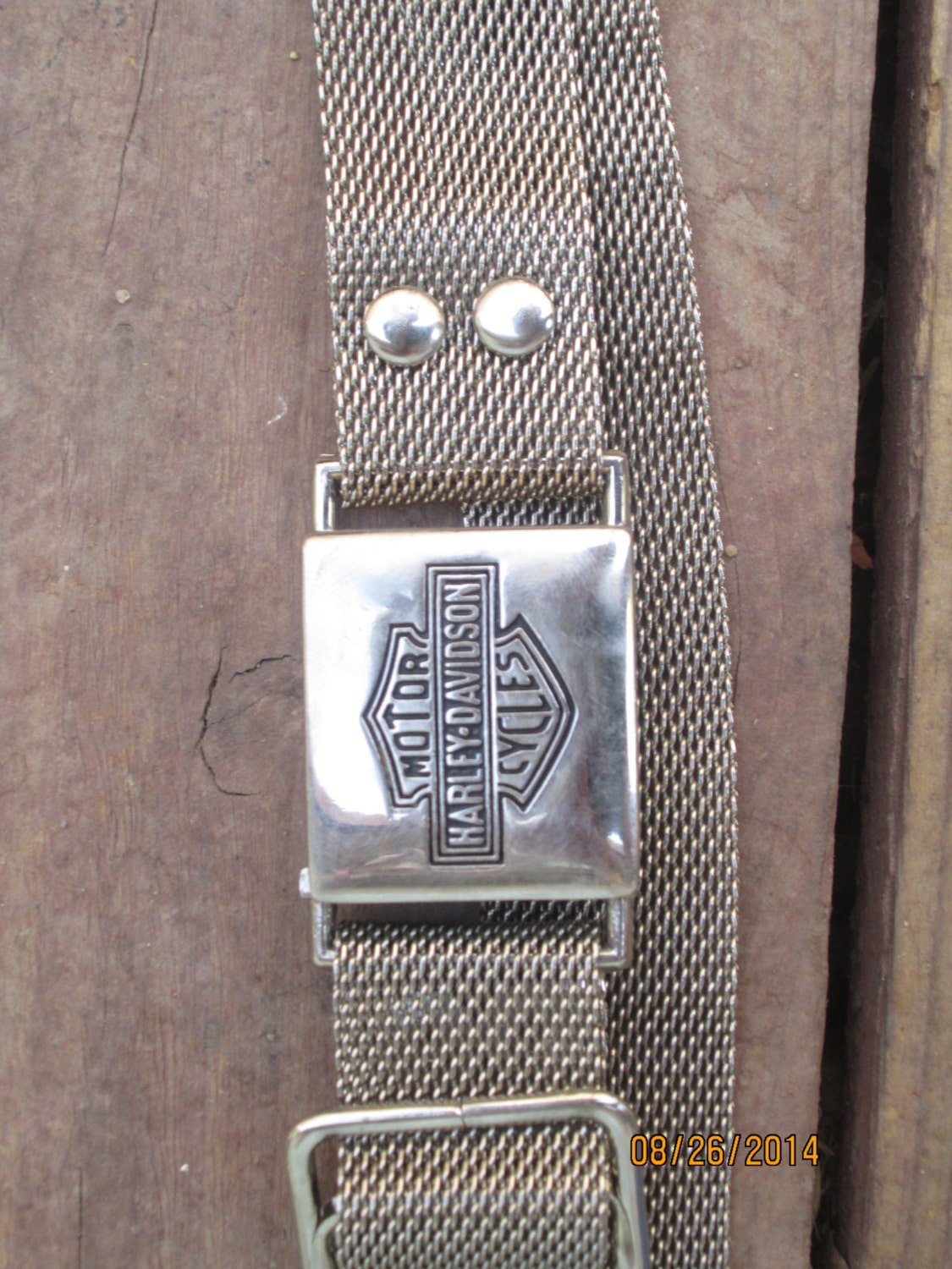 Belt Harley Davidson Motorcycle Vintage by GawdyGrandGarageSale