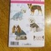 Cute Clothing for Dogs - DESIGNER Coats by Woofy Wear - UNCUT Sewing Pattern Simplicity 3939