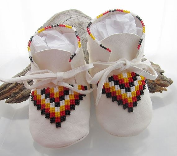 making moccasins from deer hide