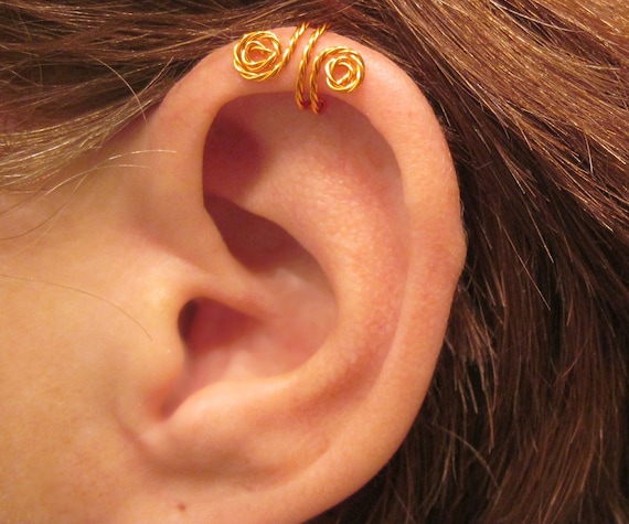No Piercing Twist It Up Ear Cuff for Upper by ArianrhodWolfchild