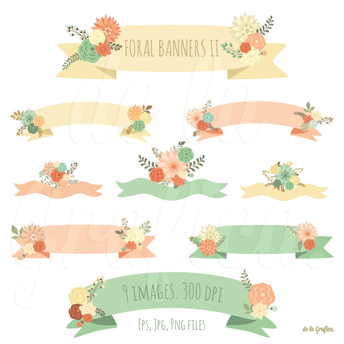 clipart floral banner - photo #13
