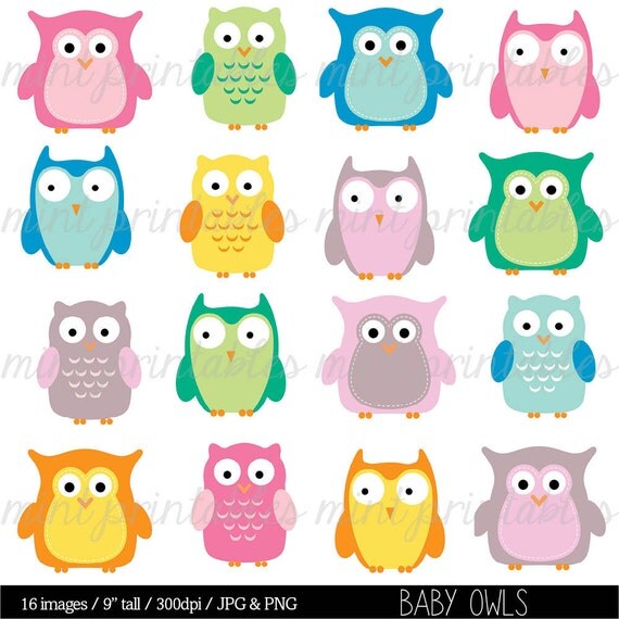 baby shower owl clipart - photo #41