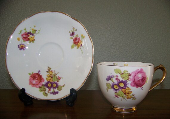 Duchess Fine Bone China England Floral by RCAntiquesandCollect