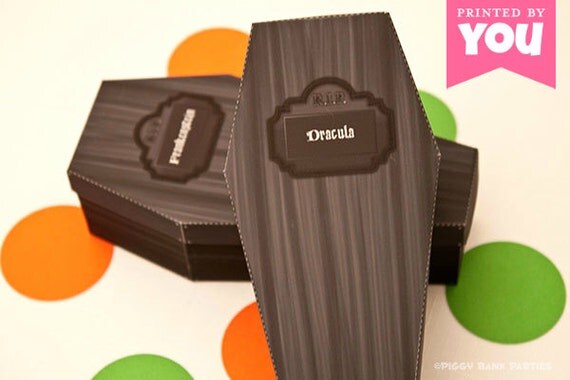 COFFIN Favor Box : DIY Printable Dracula Inspired PDF - Instant Download Il_570xn